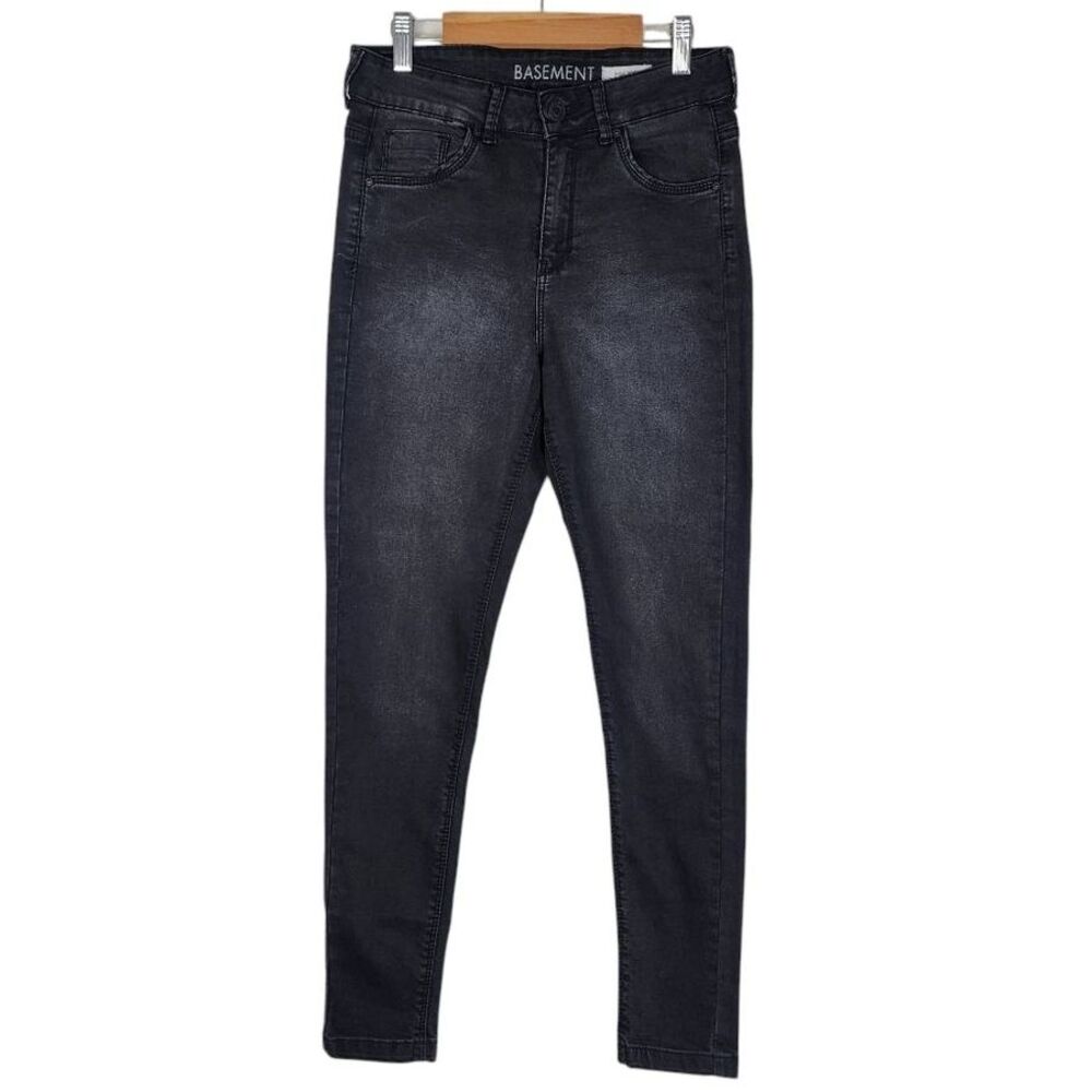 Basement High Waist Skinny Jeans Waist 27 inches (Size EU 40)